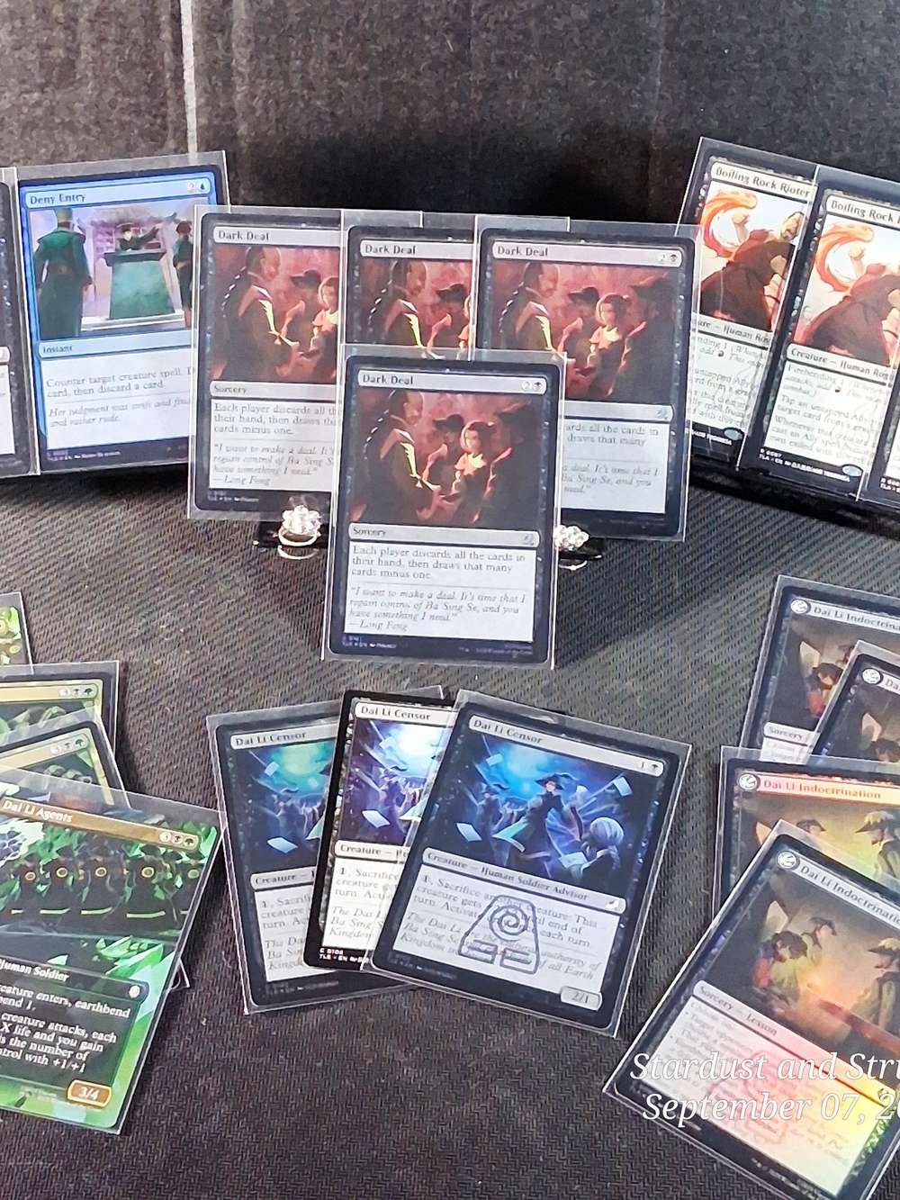 🔥 61-Card MTG Black / Fire Nation Deck Builder Lot (4x Foil Dark Deal) 🔥